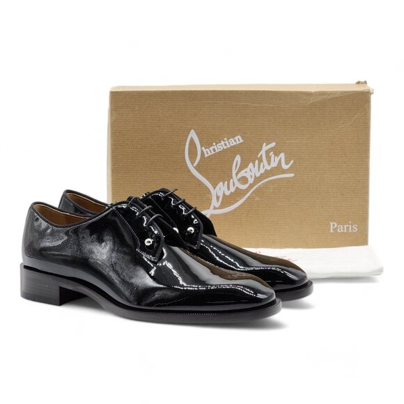 Christian Louboutin Other - Christian Louboutin Chambeliss Patent Leather Tuxedo Derby Shoes